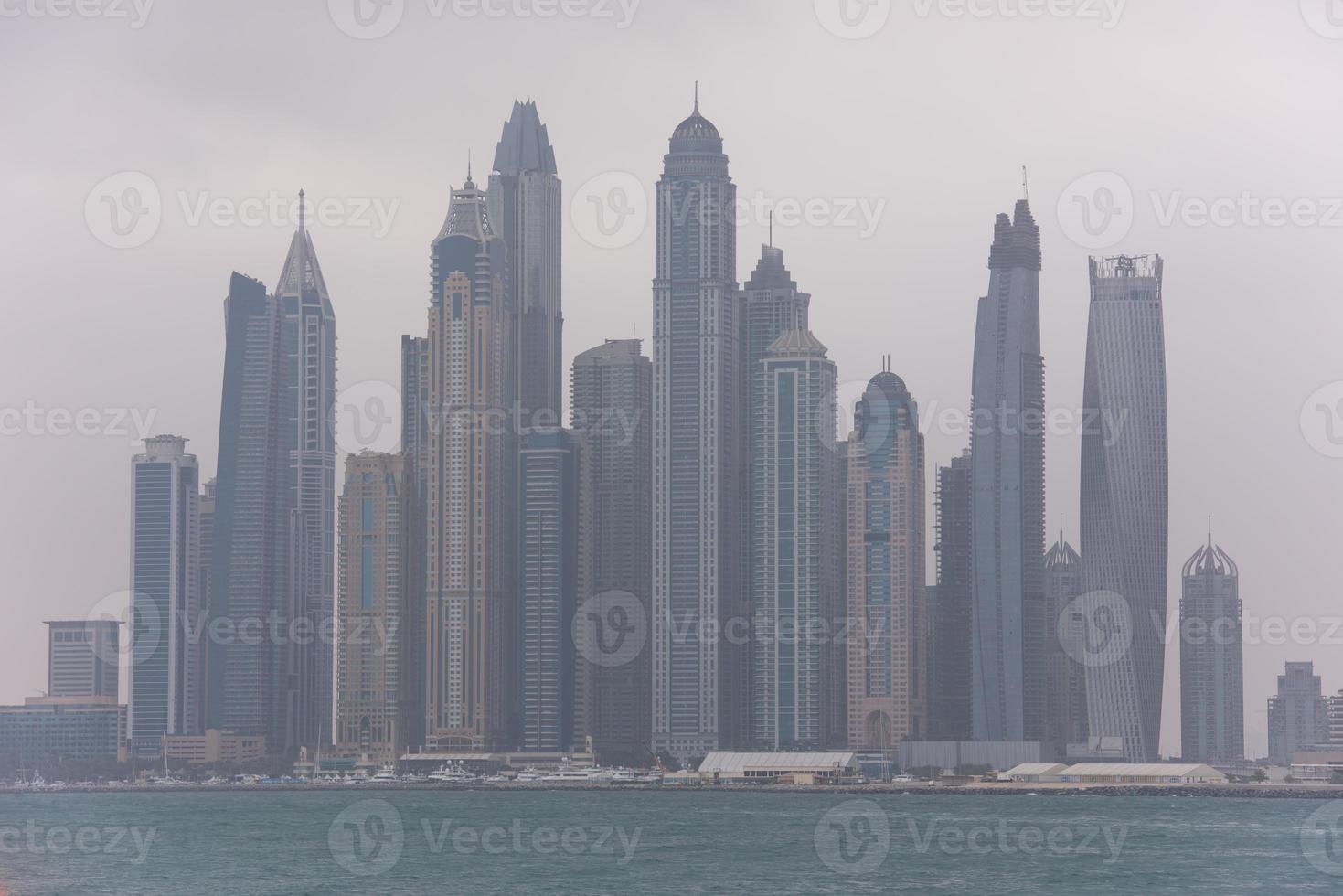 panorama dubai cidade emirados árabes unidos foto