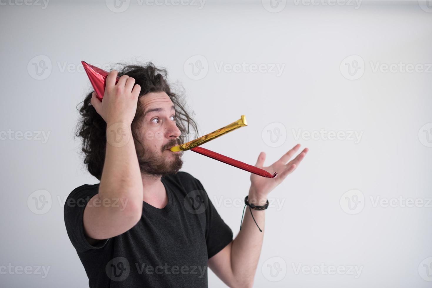 visão de homem festeiro foto