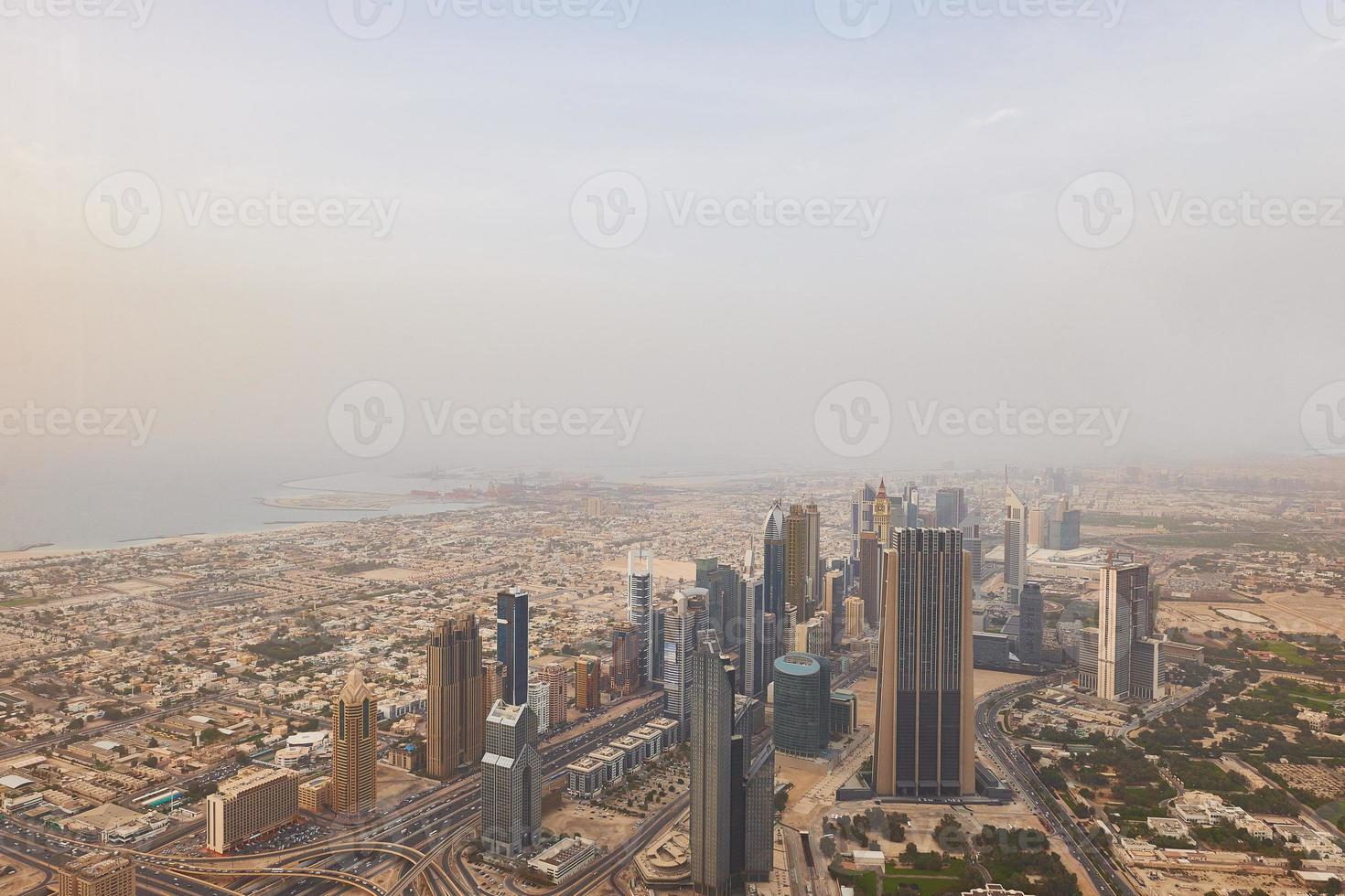 dubai vista do centro foto