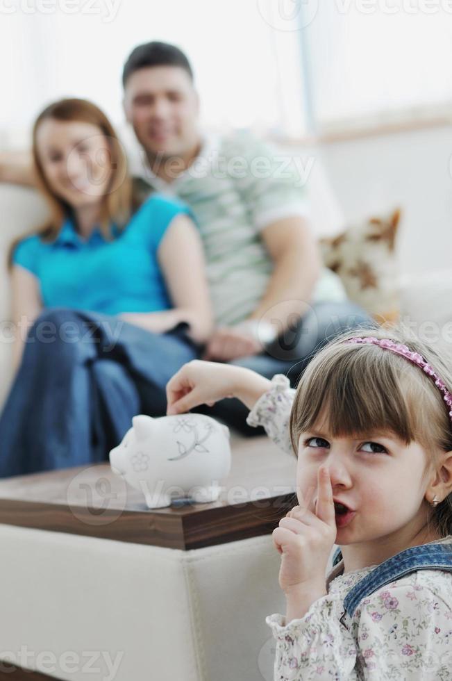 vista de finanças da família foto