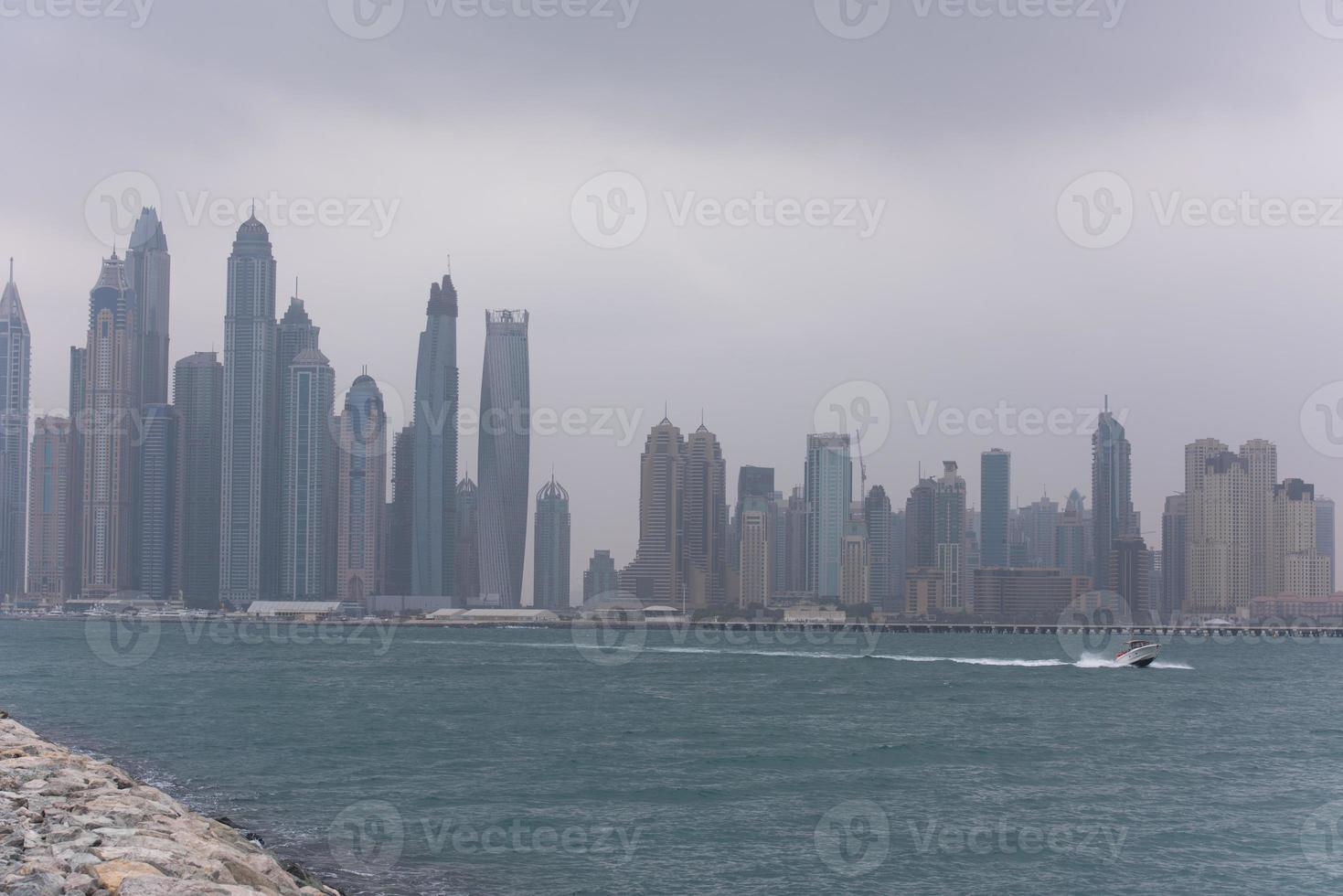 panorama dubai cidade emirados árabes unidos foto