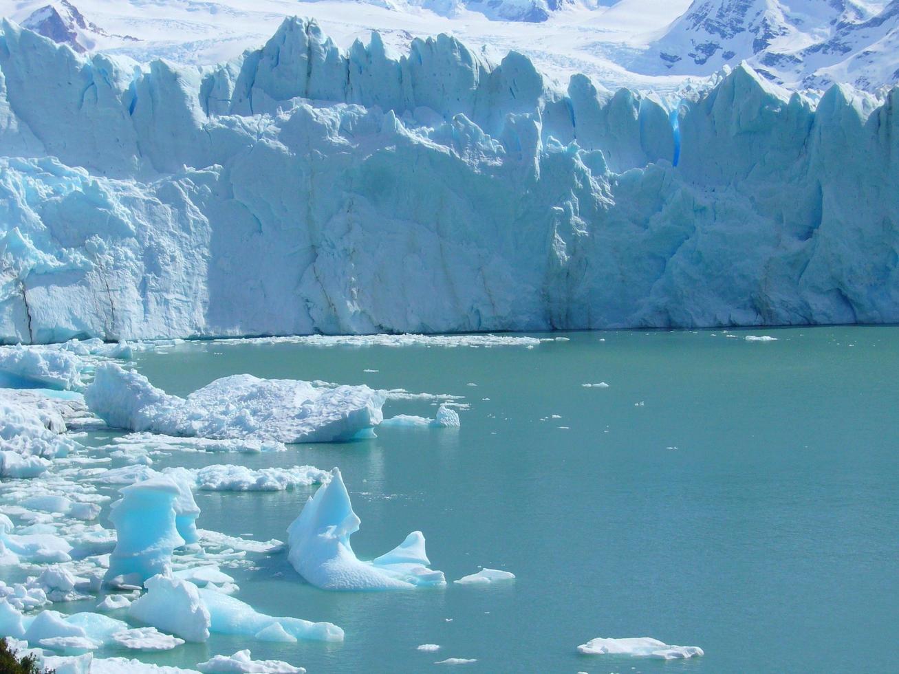 geleira perito moreno no parque nacional los glaciares, argentina foto