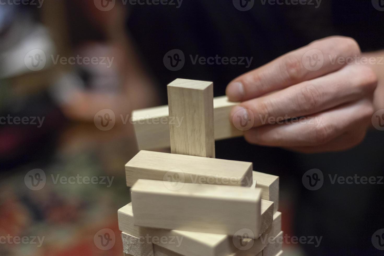 torre de jogos de tabuleiro. foto