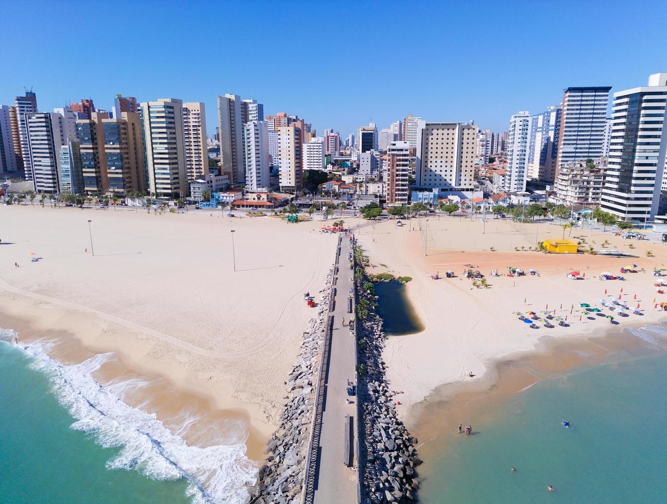 vista aérea da cidade foto