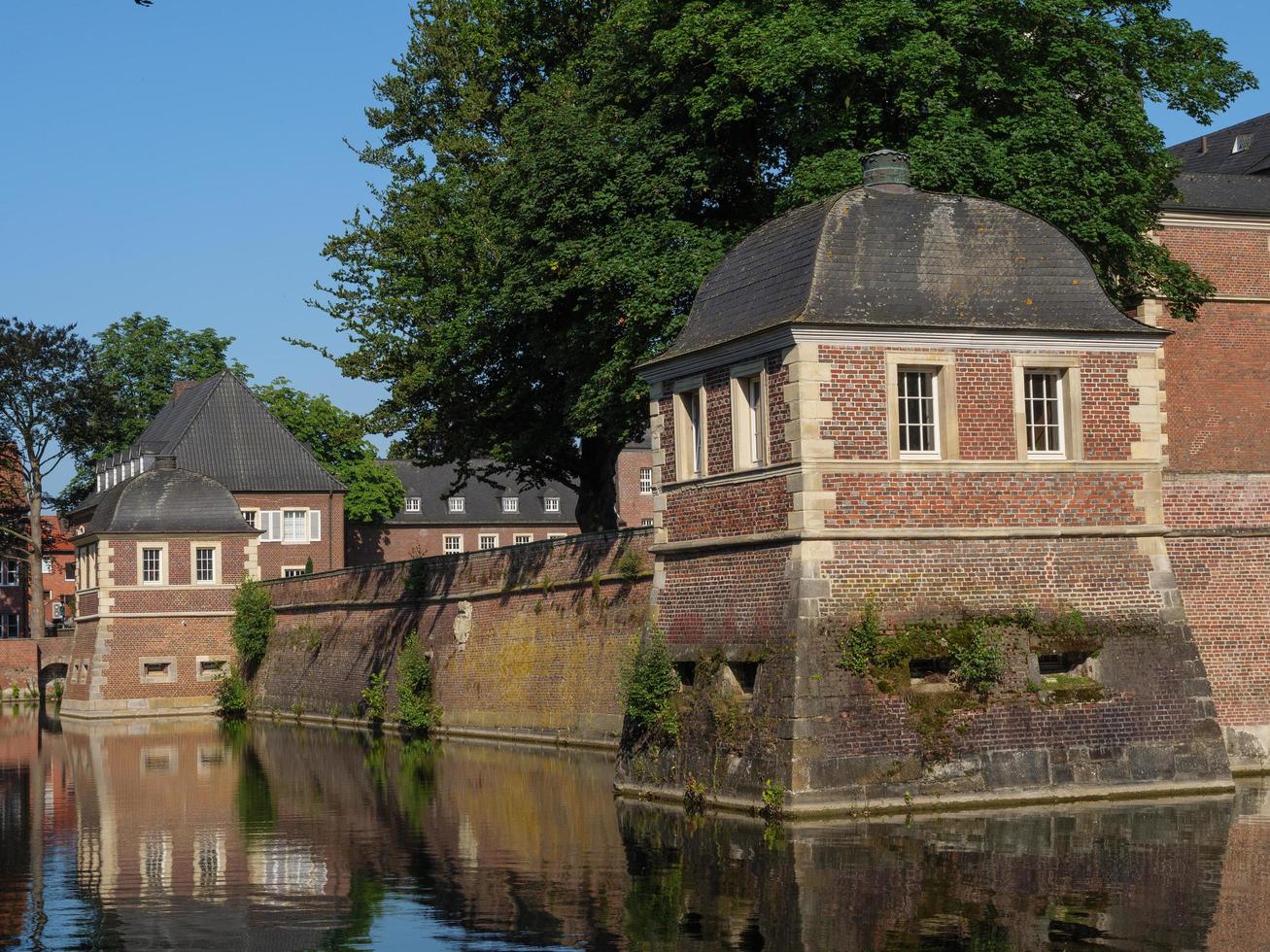 ahaus, alemanha, 2021-o castelo de ahaus na Vestfália foto