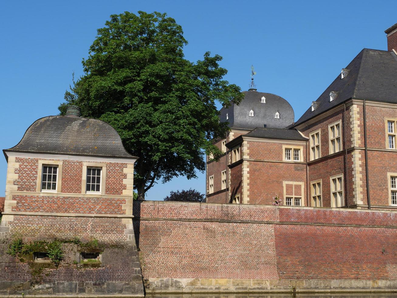 ahaus, alemanha, 2021-o castelo de ahaus na Vestfália foto