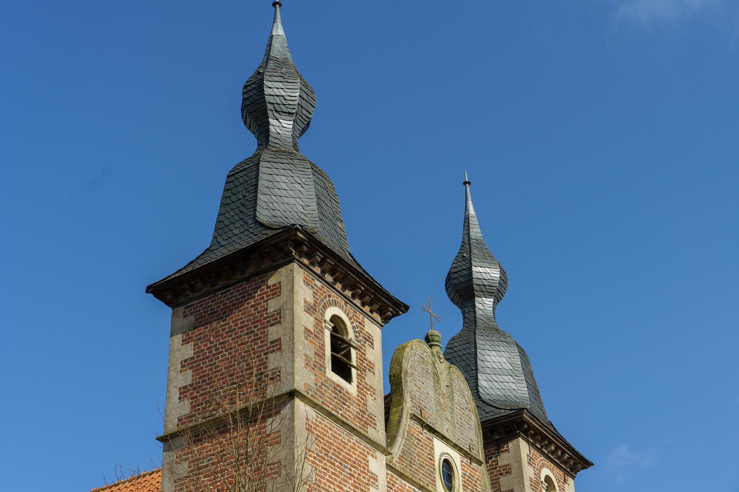 raesfeld,alemanha,2020-o castelo de raesfeld na alemanha foto