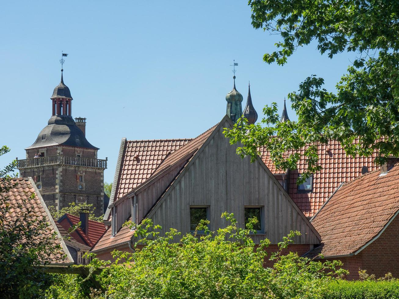 raesfeld,alemanha,2020-o castelo de raesfeld na alemanha foto