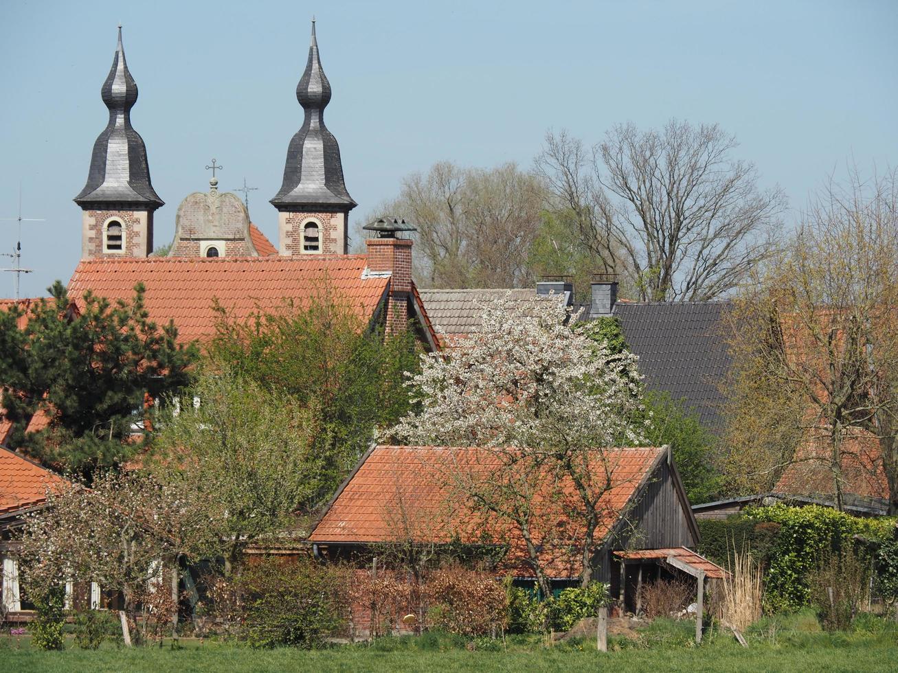 raesfeld,alemanha,2020-o castelo de raesfeld na alemanha foto