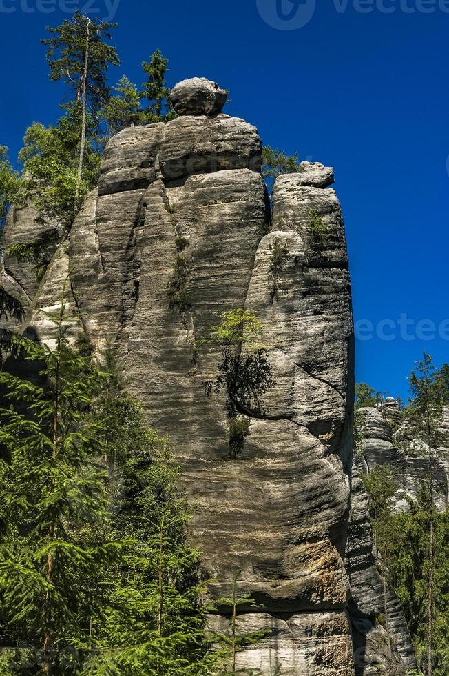 rochas adrspach-teplice, república tcheca foto