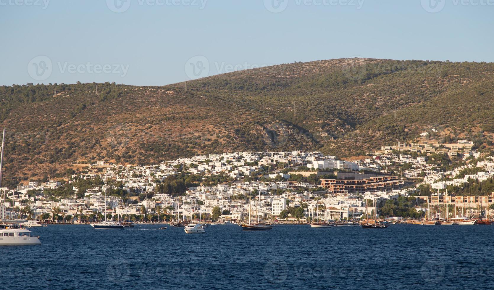 bodrum cidade em mugla foto