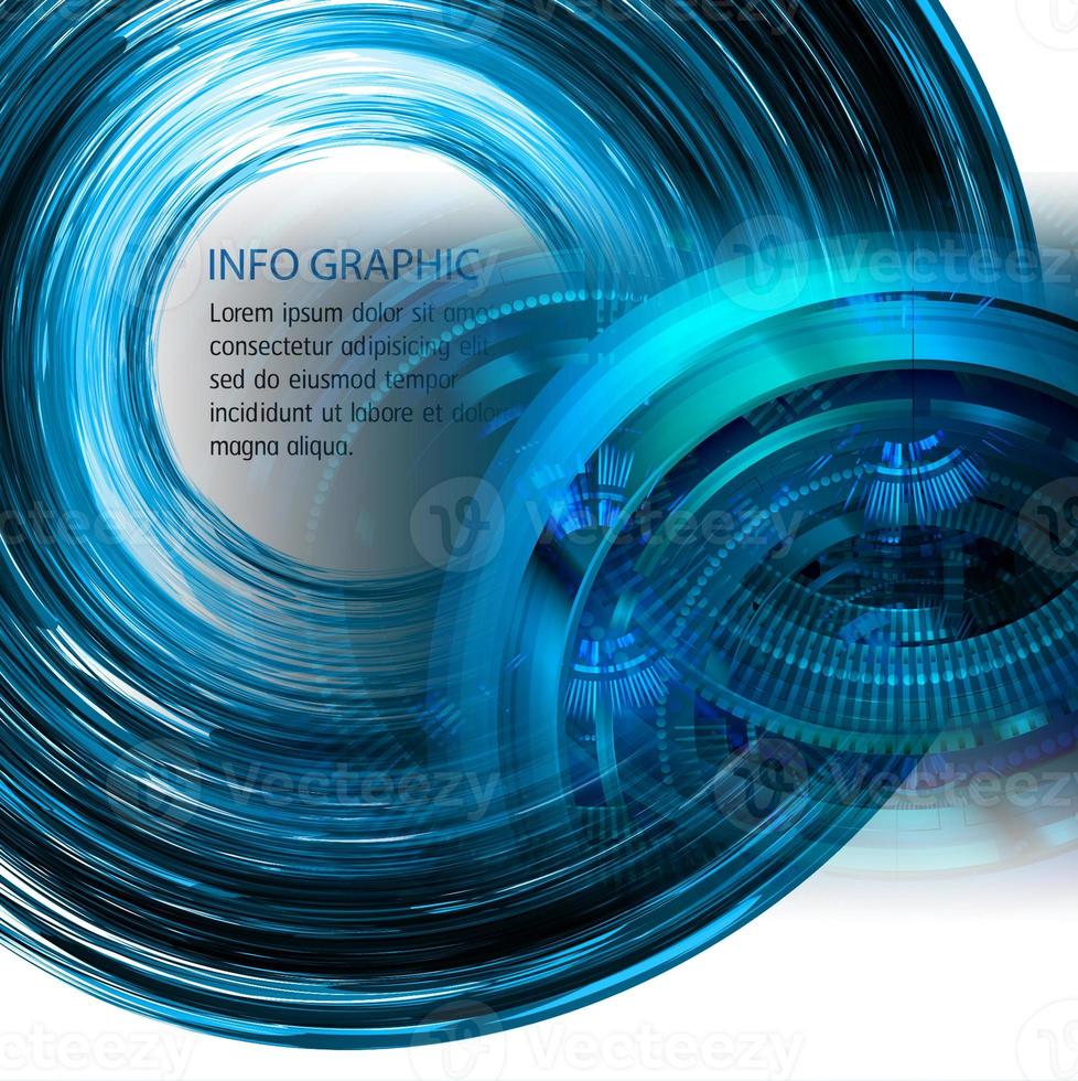 infográfico de tecnologia moderna foto