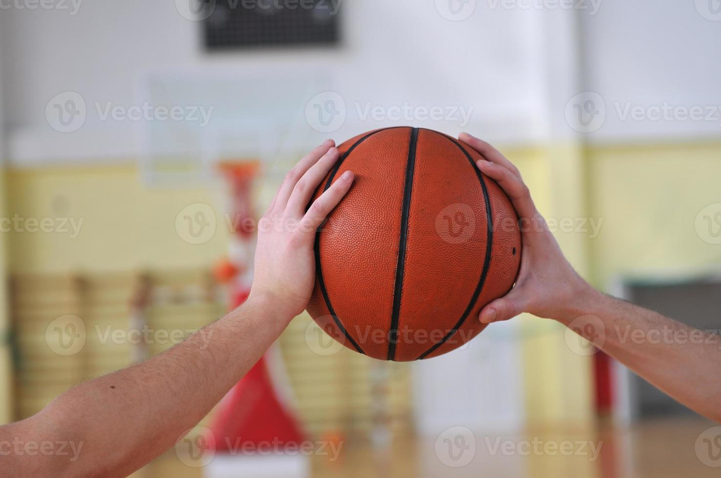 conceito de competição de basquete foto