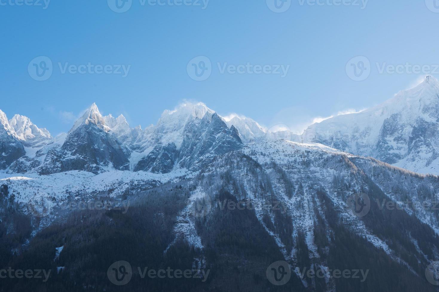 vista da paisagem da montanha foto