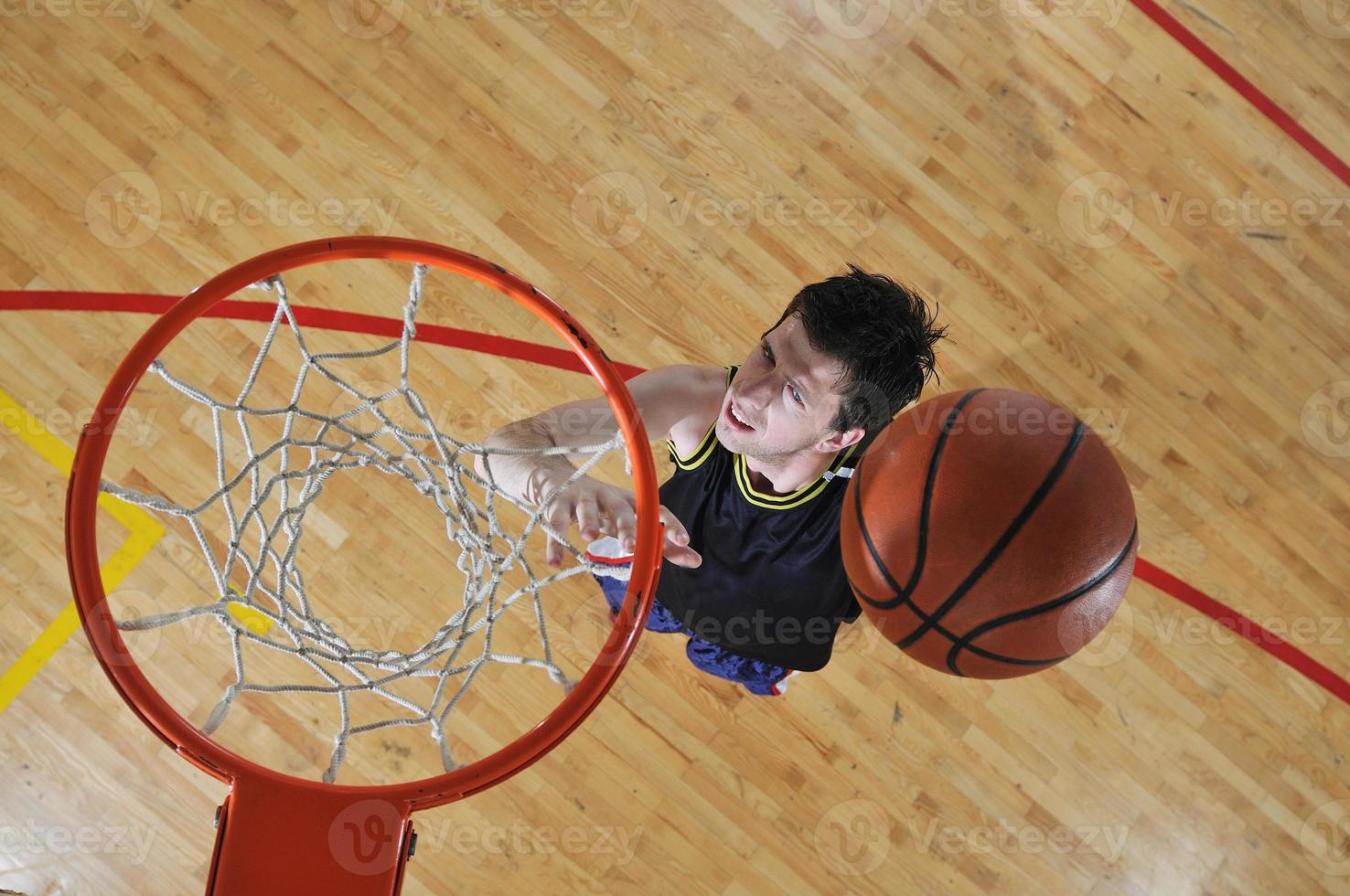 visão de jogador de basquete foto