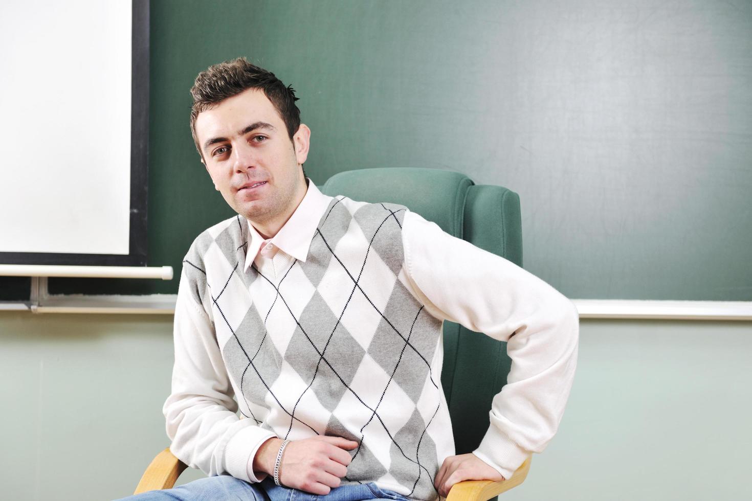 retrato de grupo de estudantes foto