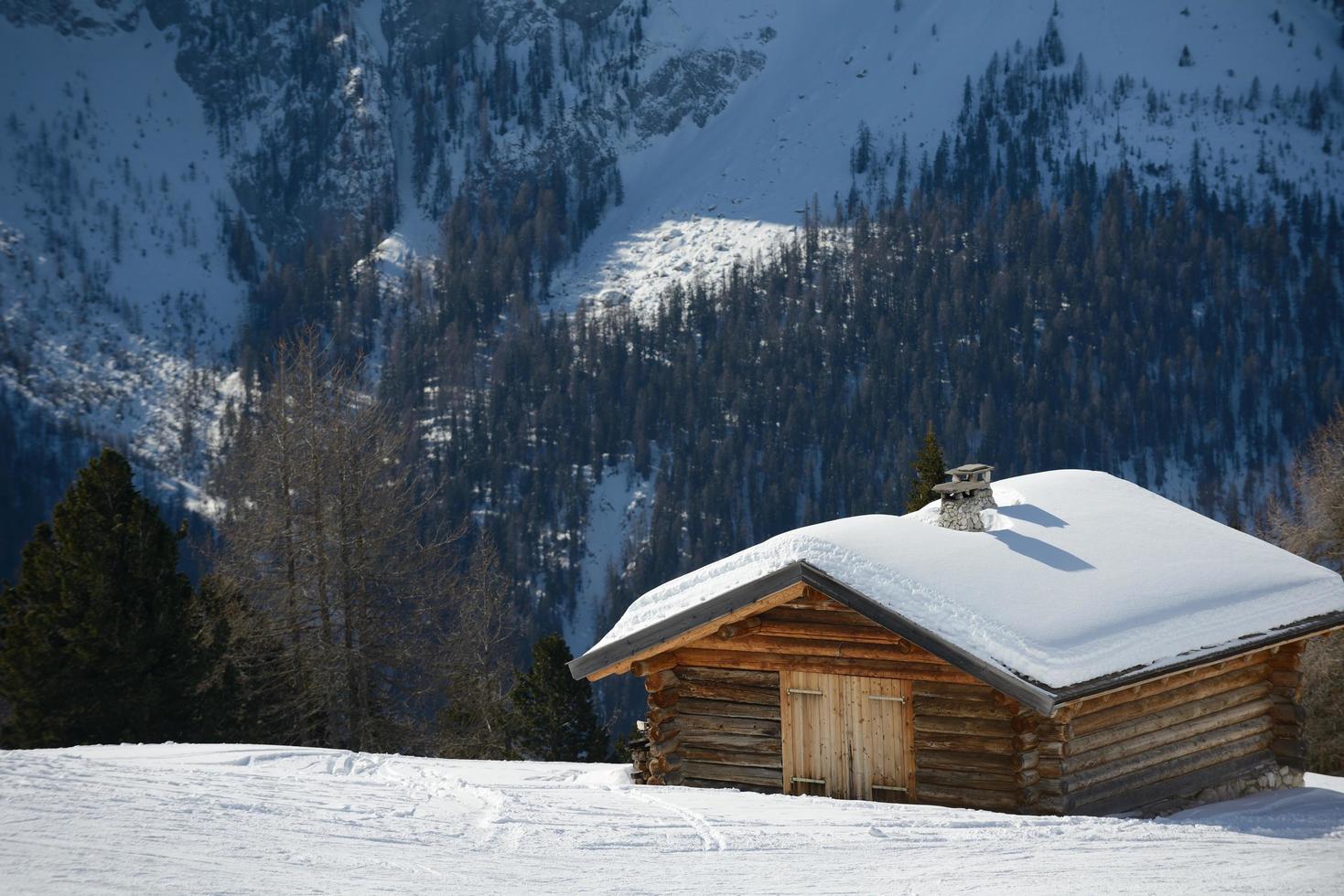 natureza inverno montanha foto