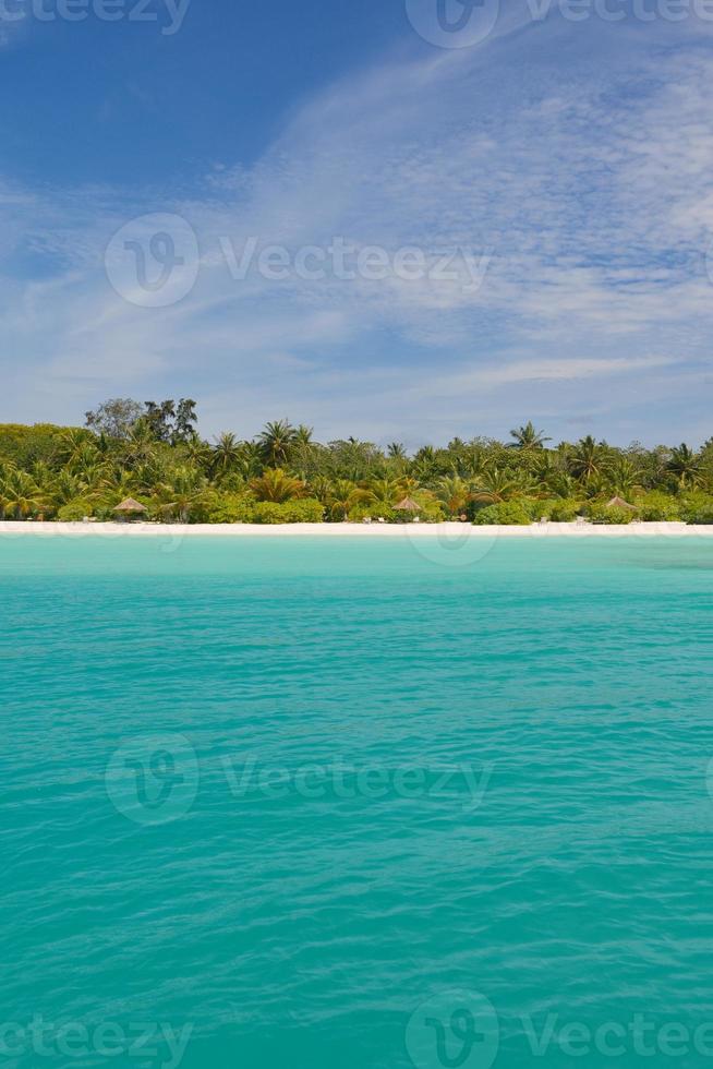 vista da praia tropical foto