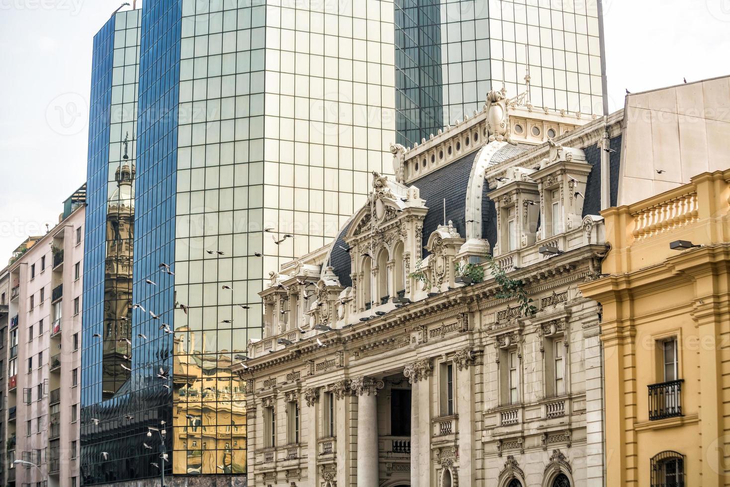 Praça das Armas em Santiago foto