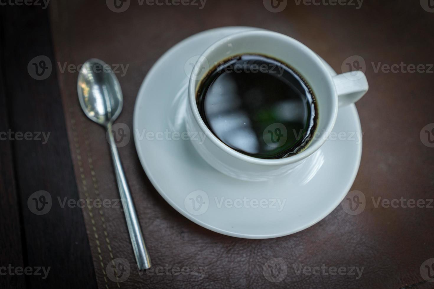 café quente da manhã foto