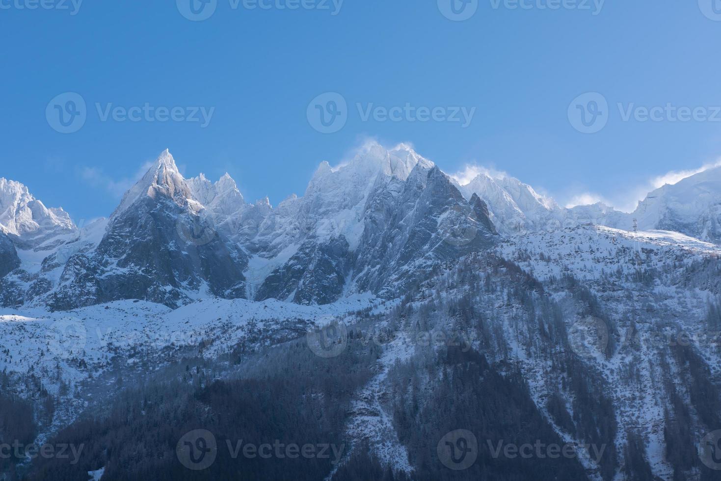 vista da paisagem da montanha foto