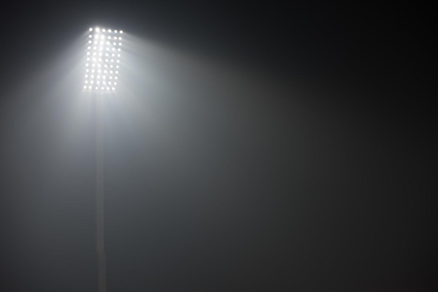 vista das luzes do estádio foto