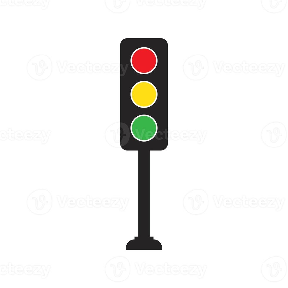 ícone de vetor de semáforo foto