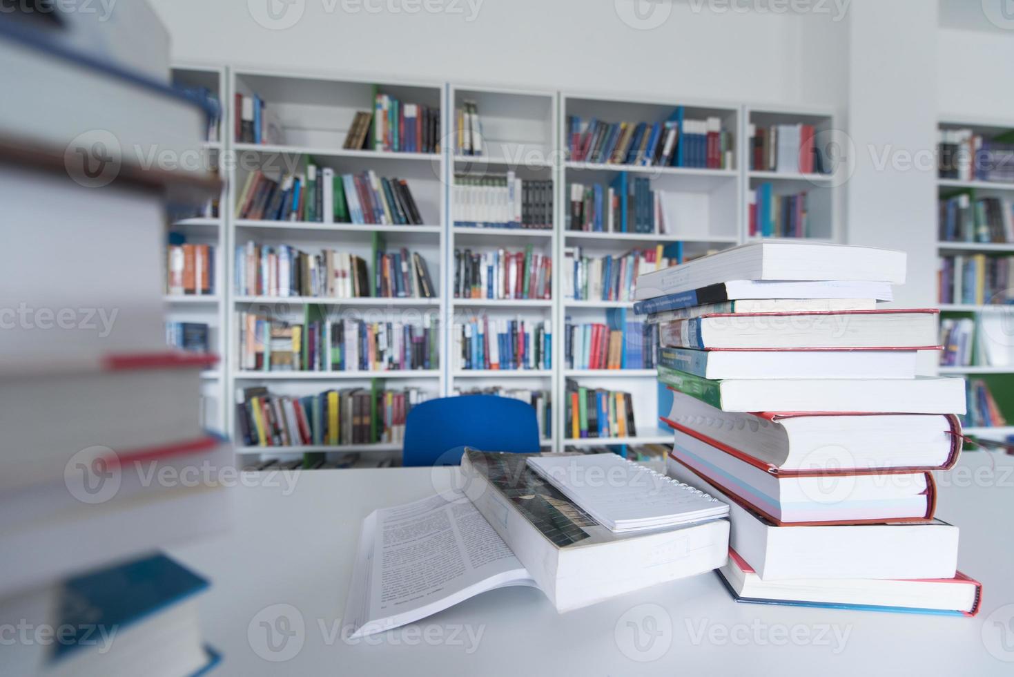 conceito de estudo de biblioteca foto