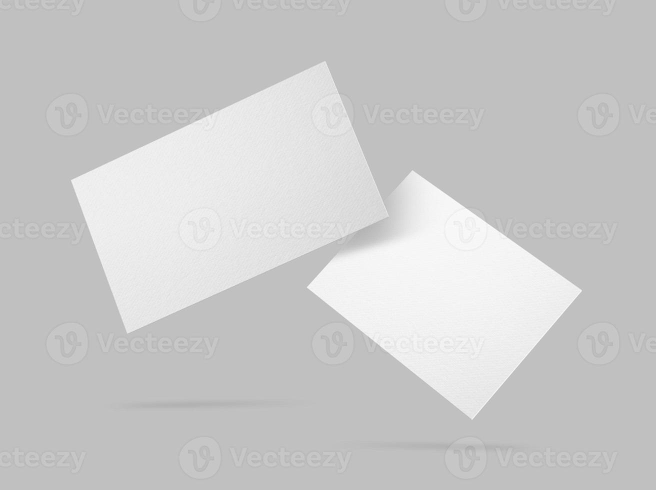 grupo de maquete de cartão de visita mínimo com espaço de cópia para seu logotipo ou design gráfico foto