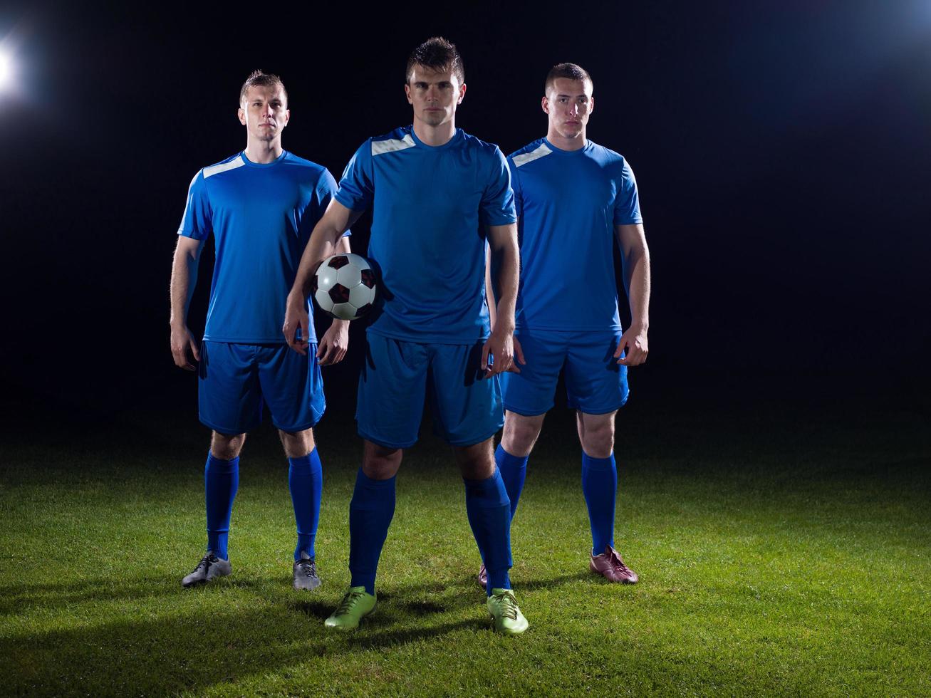 time de jogadores de futebol foto