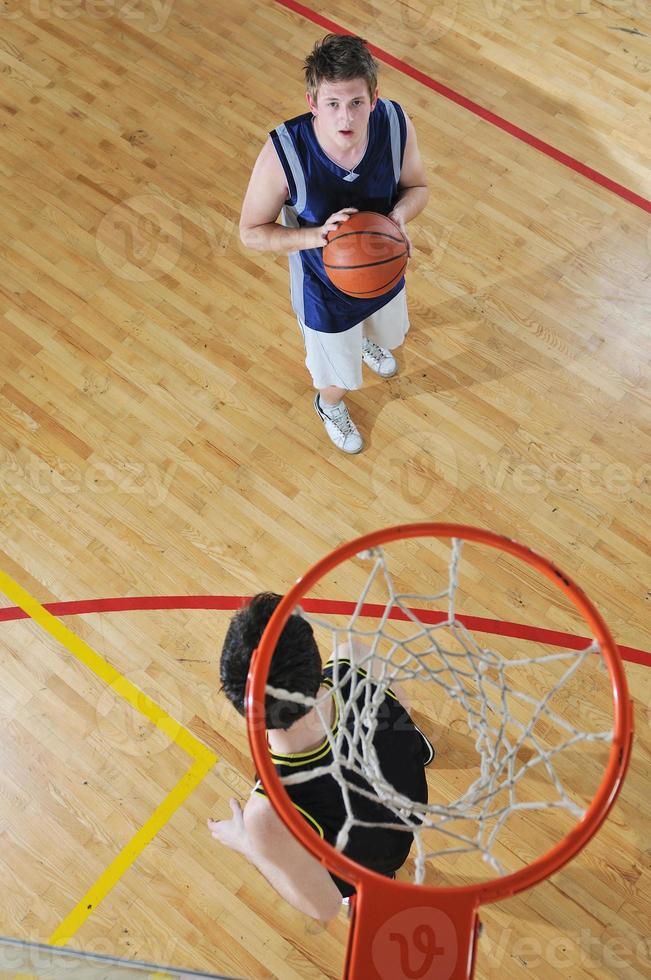 visão de jogador de basquete foto