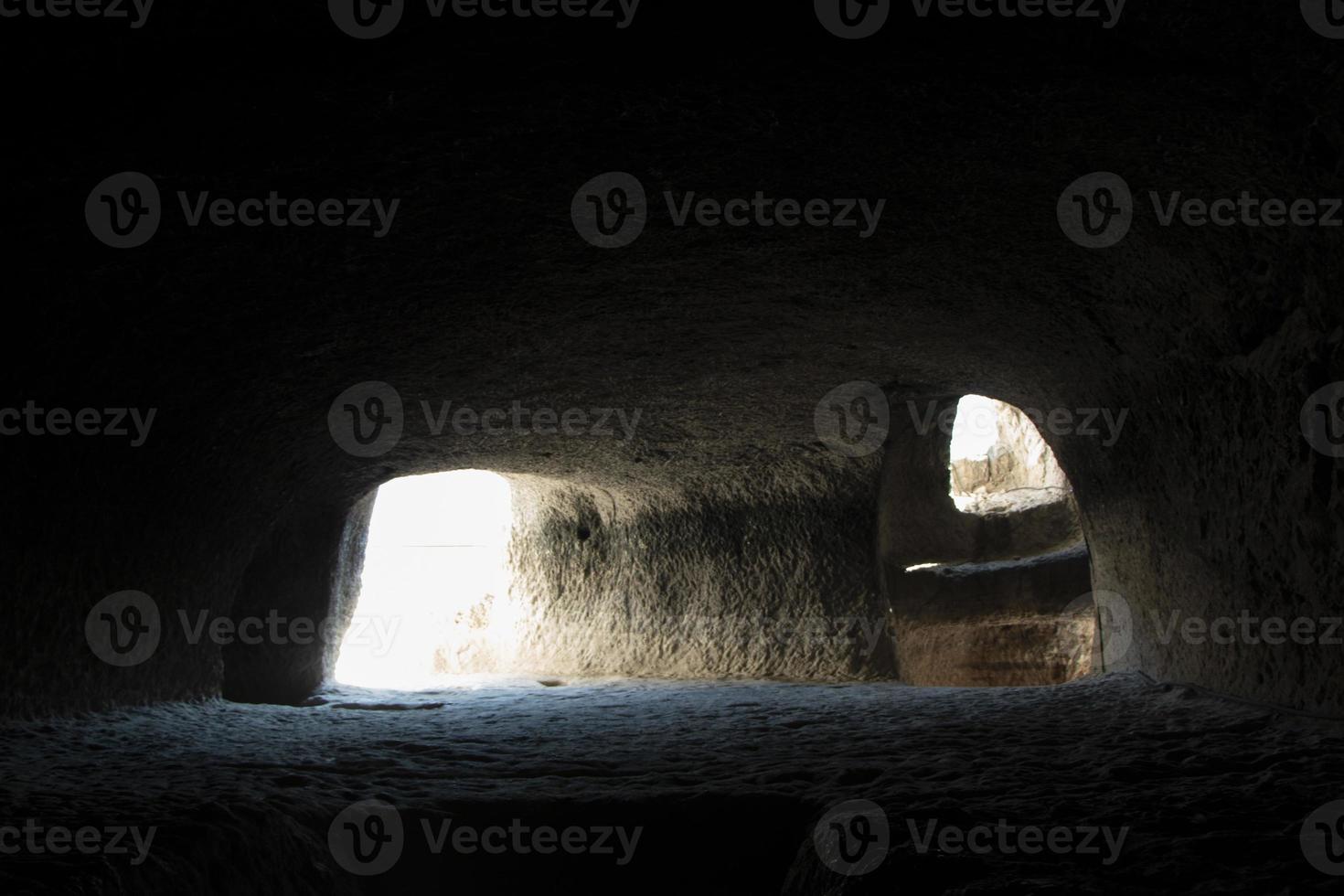 arquitetura antiga na Geórgia. cidade das cavernas. lugares sagrados. foto