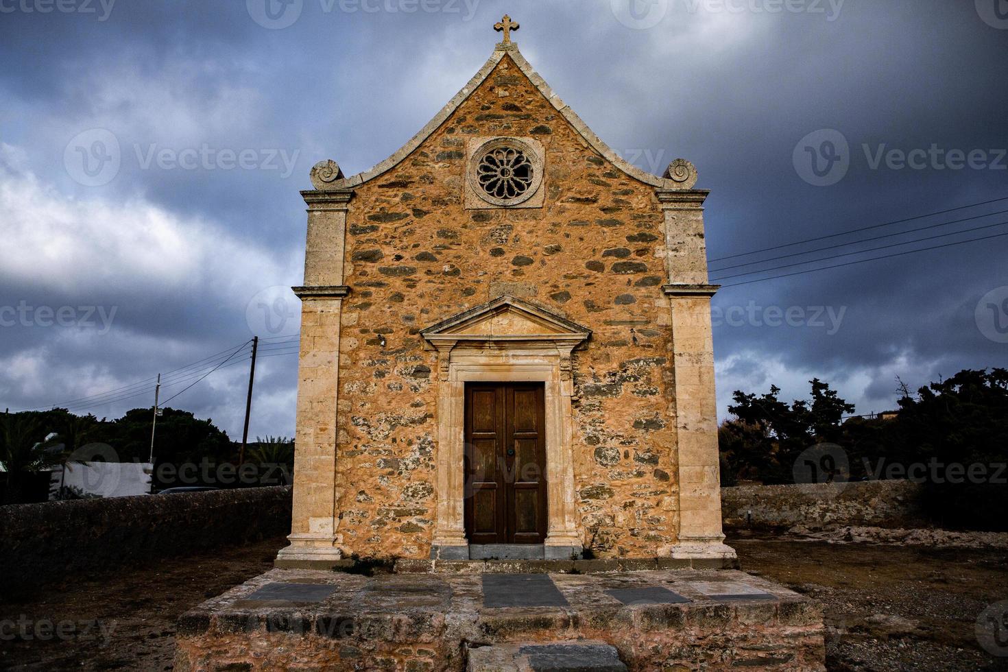 a igreja ortodoxa grega na ilha de creta foto