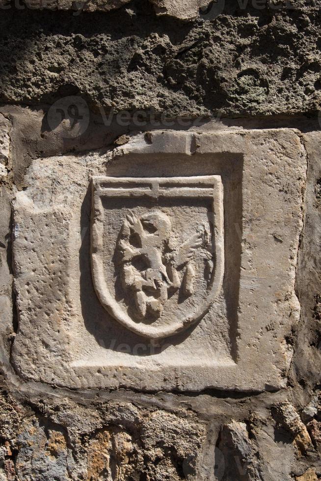 símbolos de cavaleiro em bodrum foto