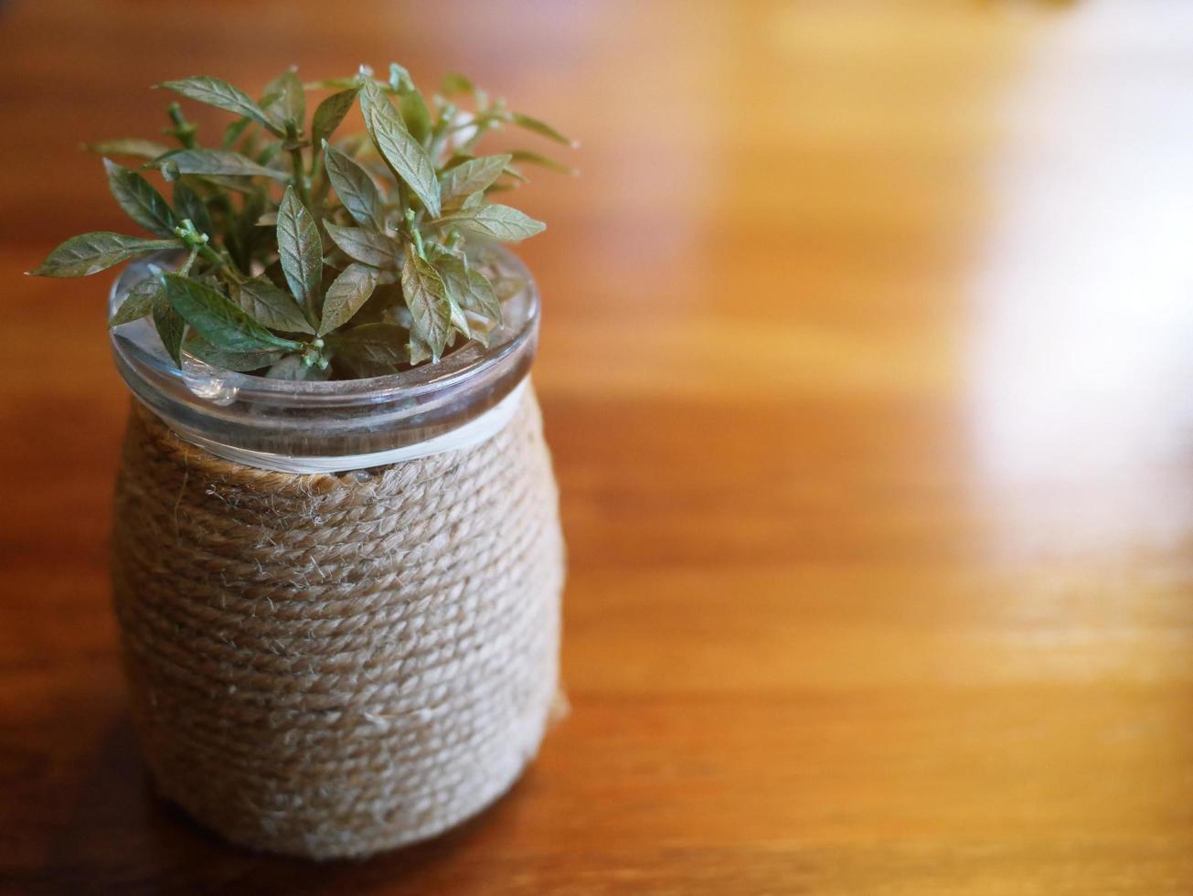 as flores na cesta são colocadas na mesa, a luz do sol brilha sobre elas. foto