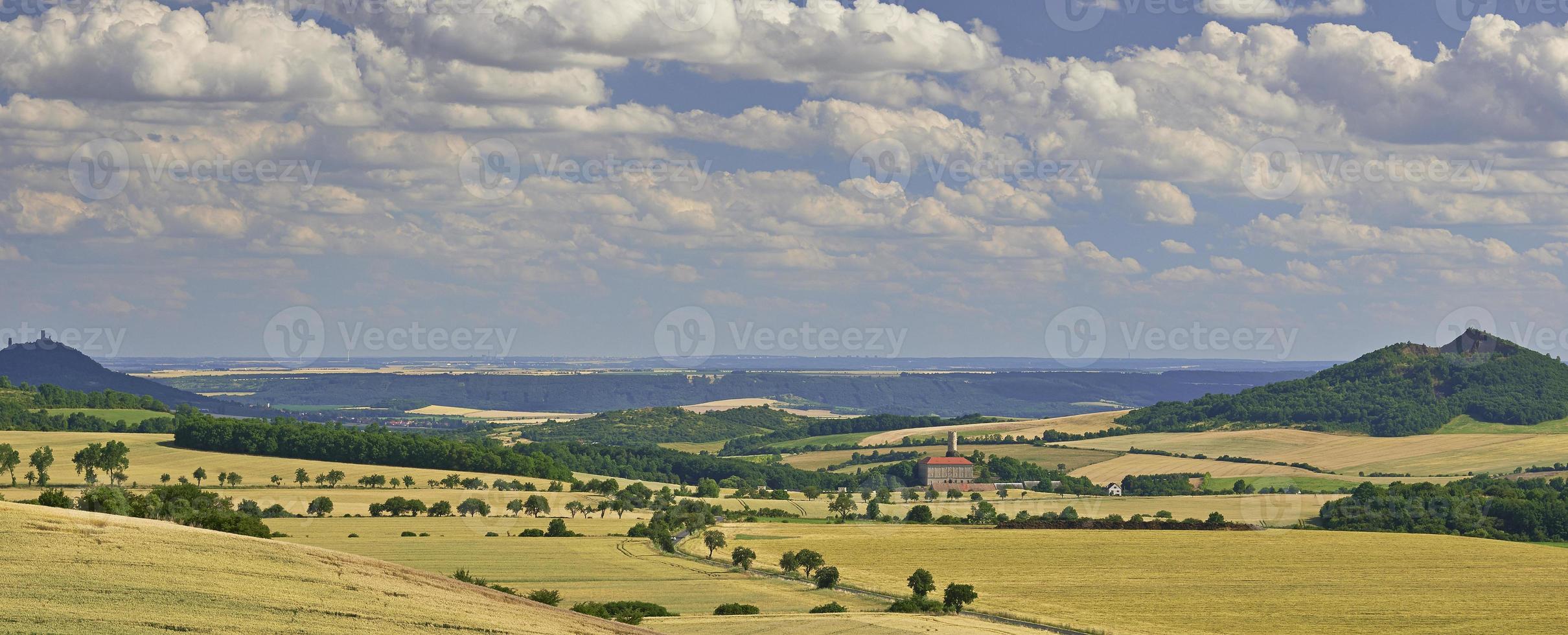 bela paisagem agrícola foto