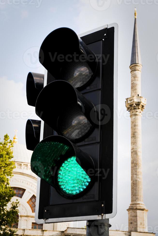 semáforo verde foto