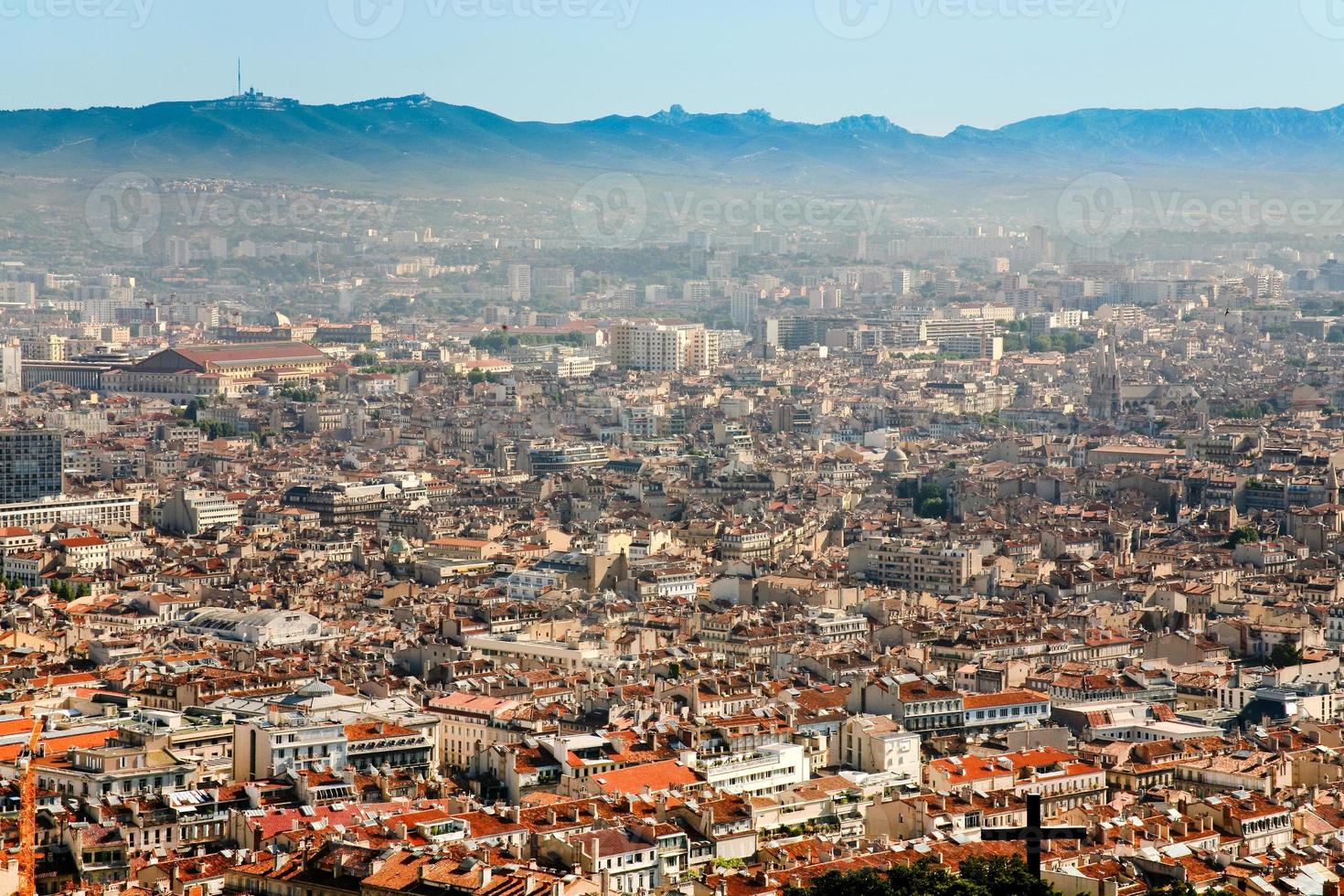 vista em marselha, frança foto