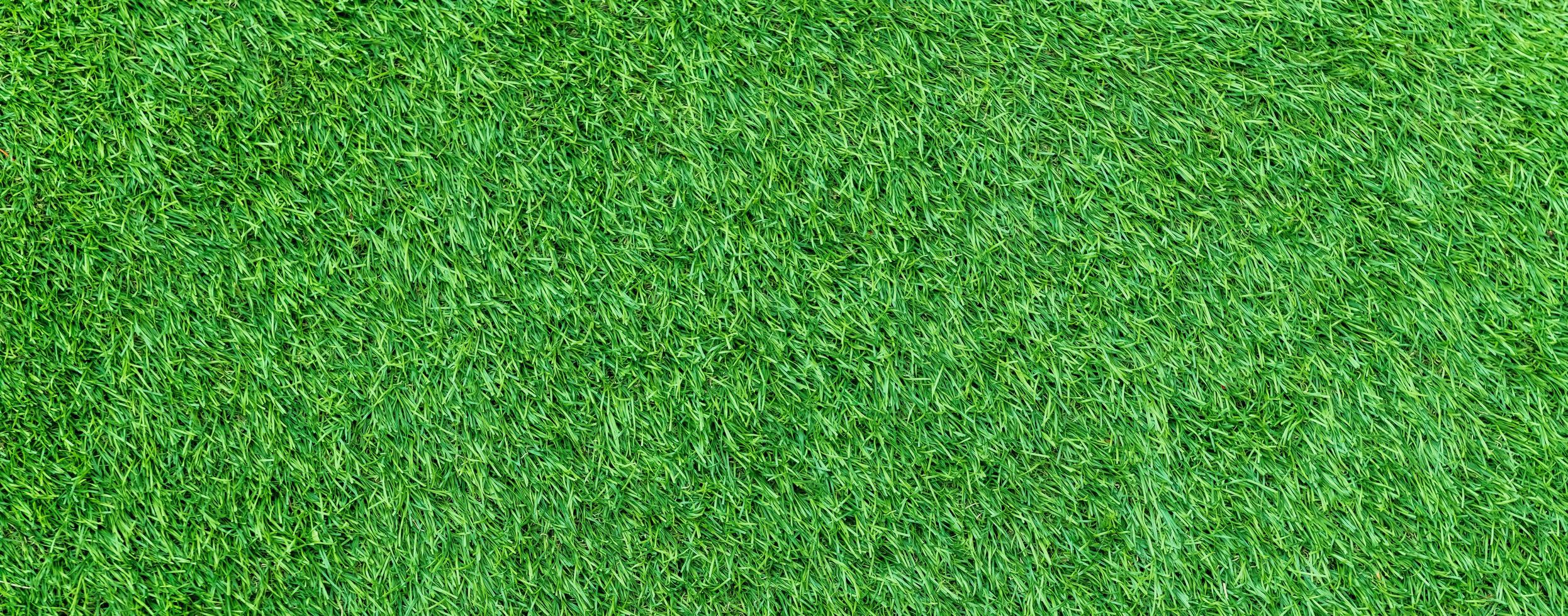 panorama de textura de piso de relva artificial verde e fundo sem costura foto