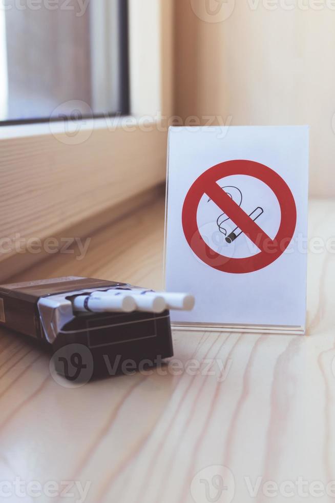 por favor, não fume. foto