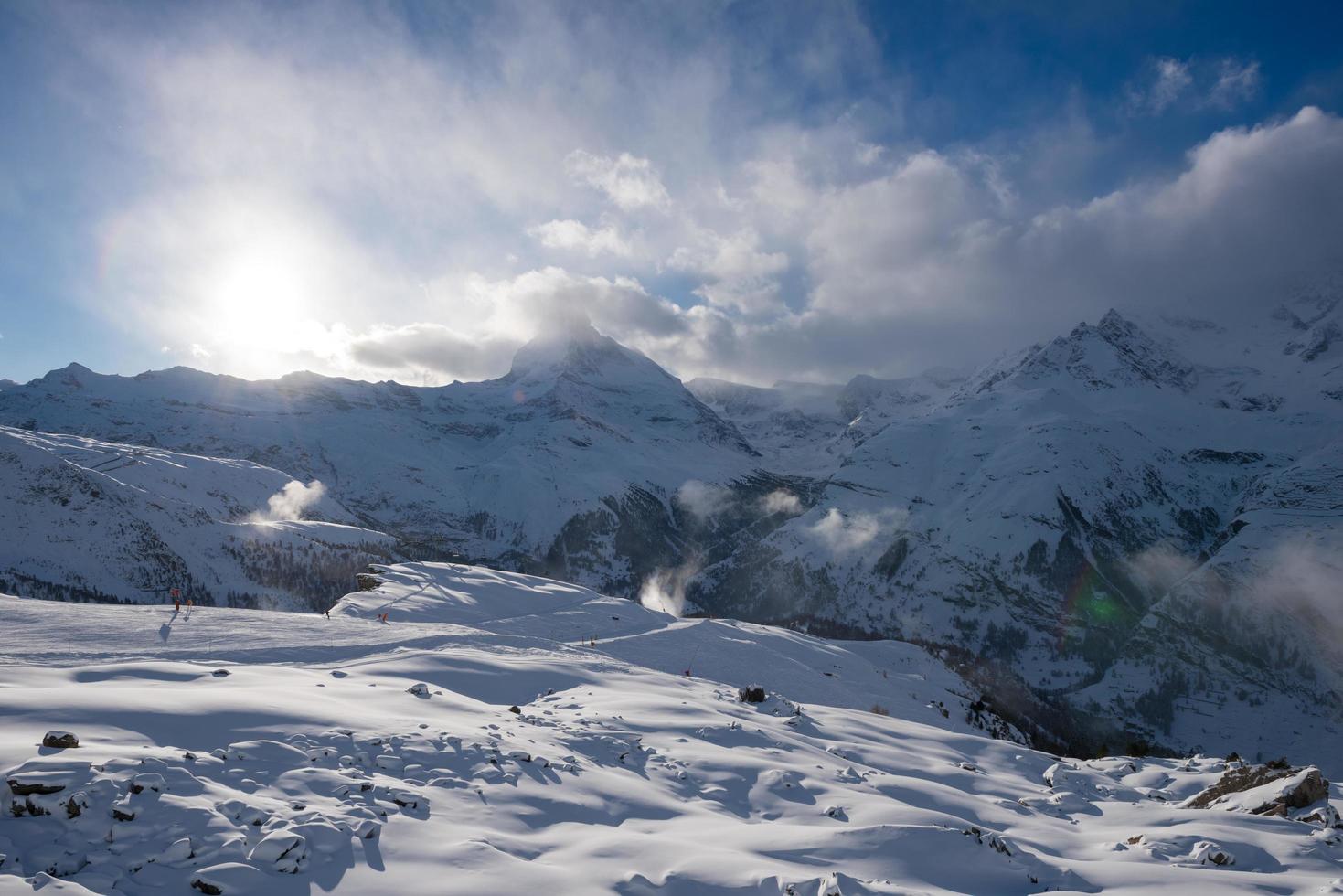 montanha matterhorn zermatt suíça foto