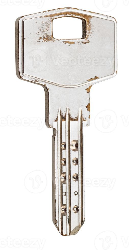 chave de porta usada para fechadura de tumbler de pinos foto