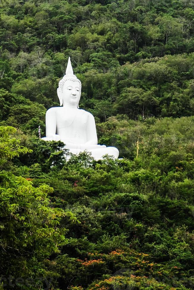 estátua de Buda branco foto