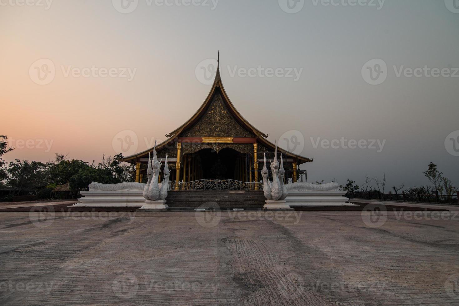 belo templo, tailândia foto