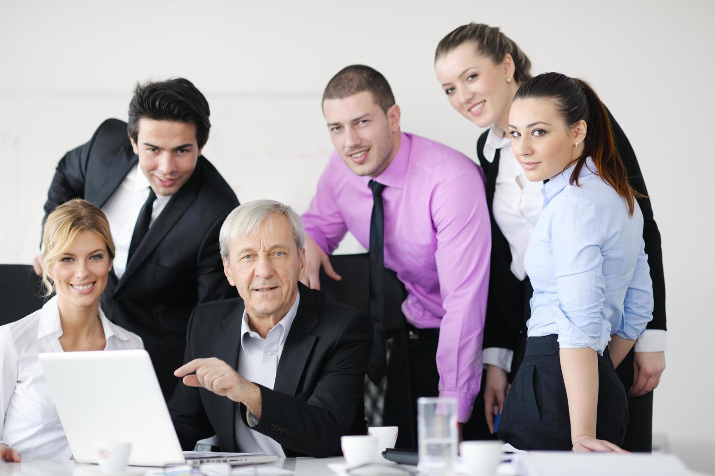 equipe de empresários foto