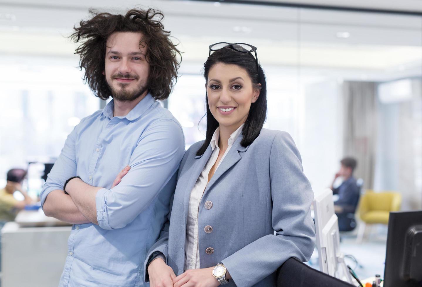 retrato de empresários bem sucedidos foto