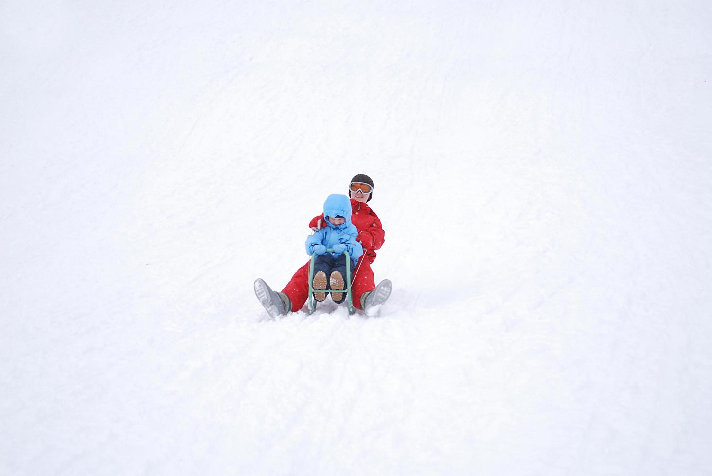 vista de jogos de neve foto