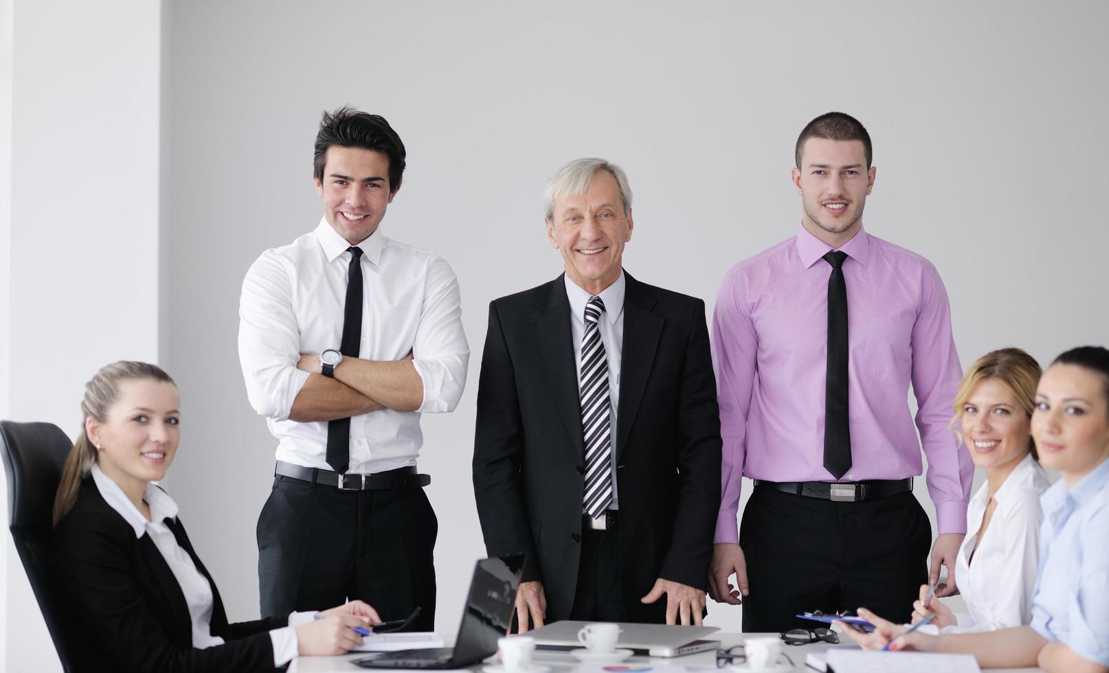 equipe de empresários foto