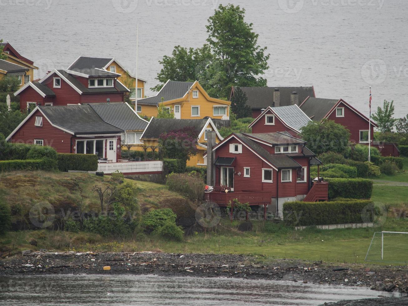 oslo e oslofjord na noruega foto