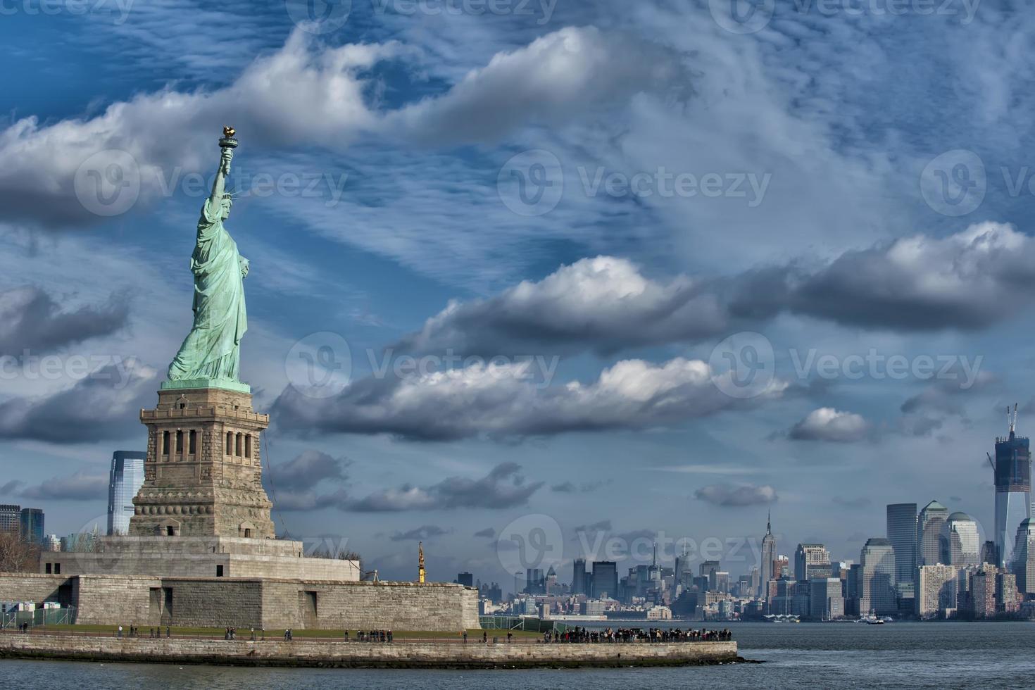 estátua da liberdade - nova york - manhattan foto